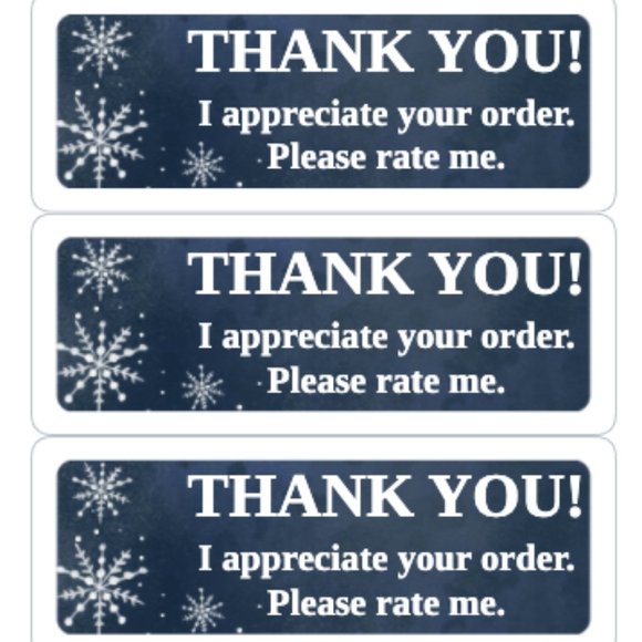 Thank You Stickers Order Shipping Labels Posh Shop Box Mailing Label Sti… - Picture 1 of 2